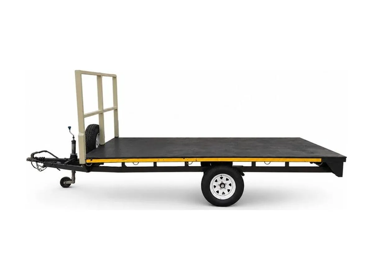 4 m Flatbed Trailer — Single Axle — view 3