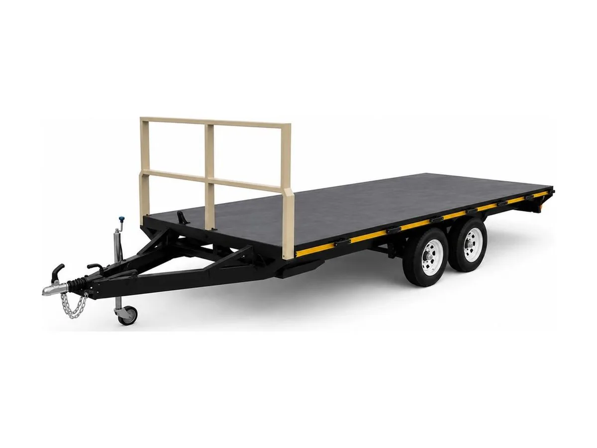 6 m Flatbed Trailer — Double Axle available for hire in Edenvale