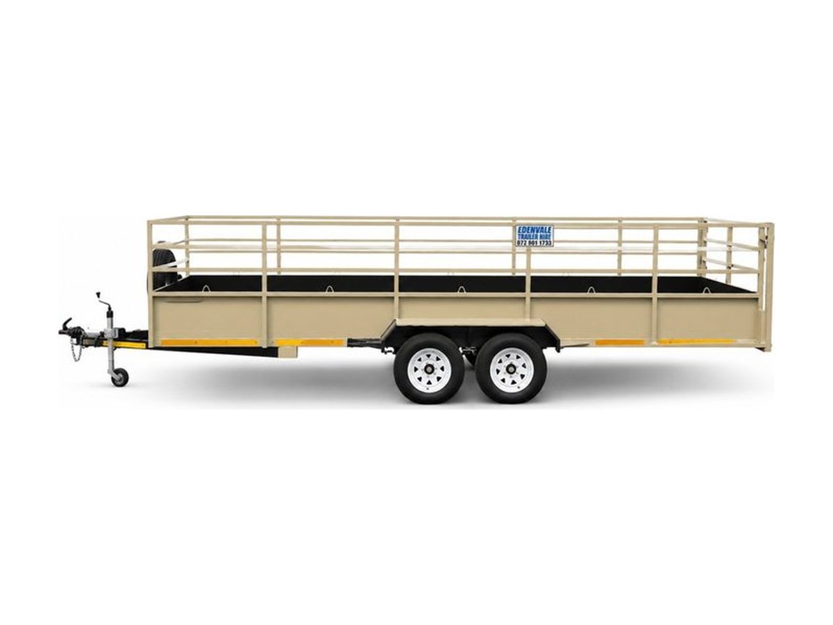 6 m Caged Utility Trailer - Double Axle — photo 3 of 3